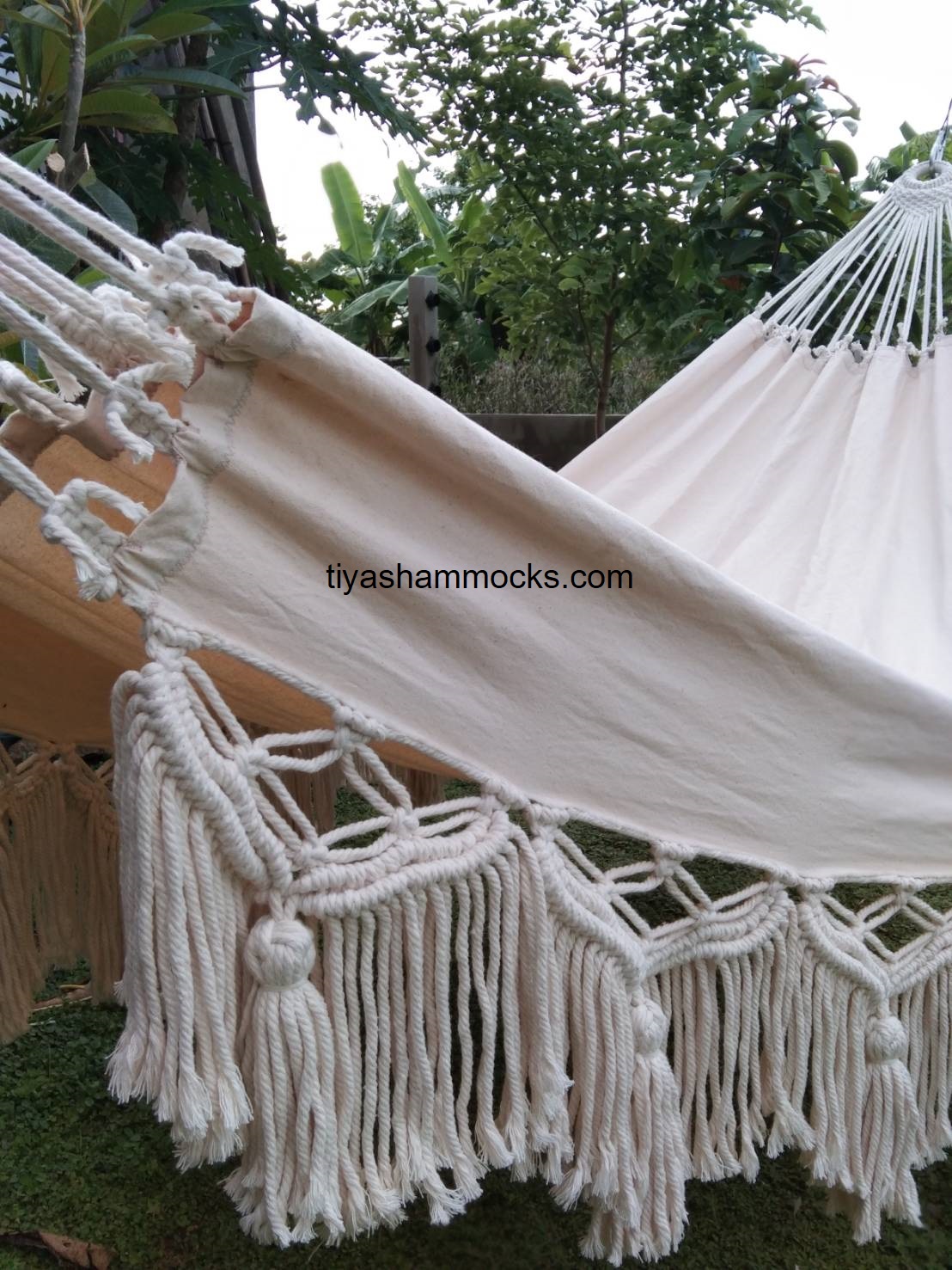 ula fringe fabric hammock