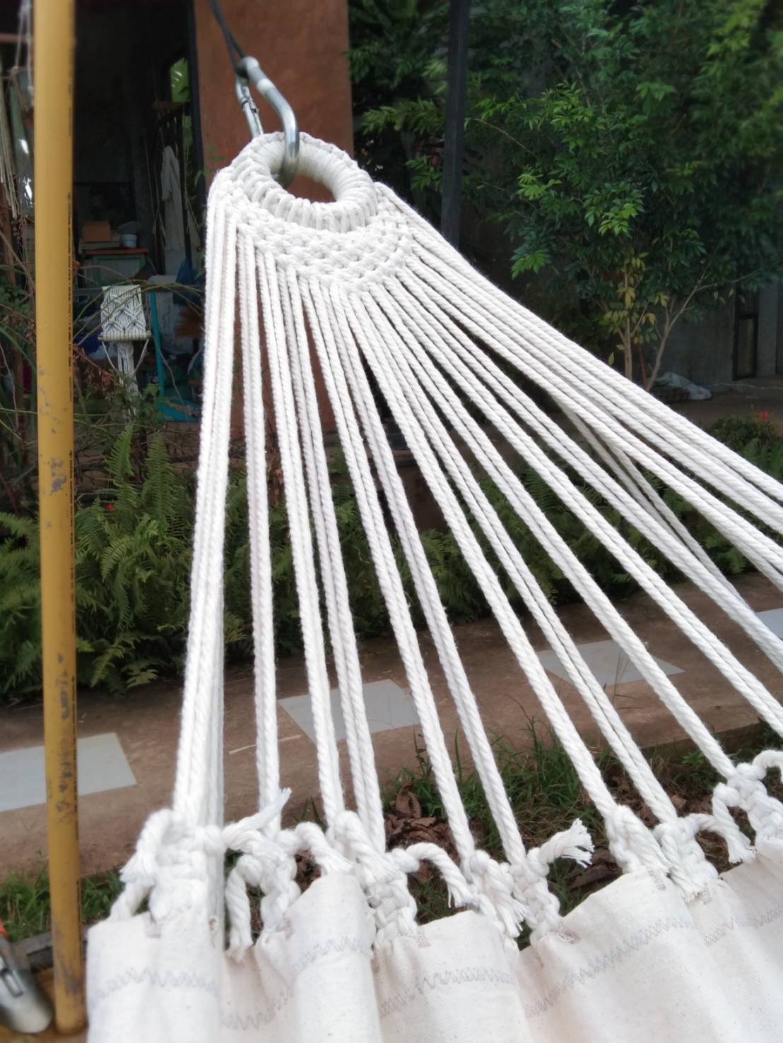 ula fringe fabric hammock