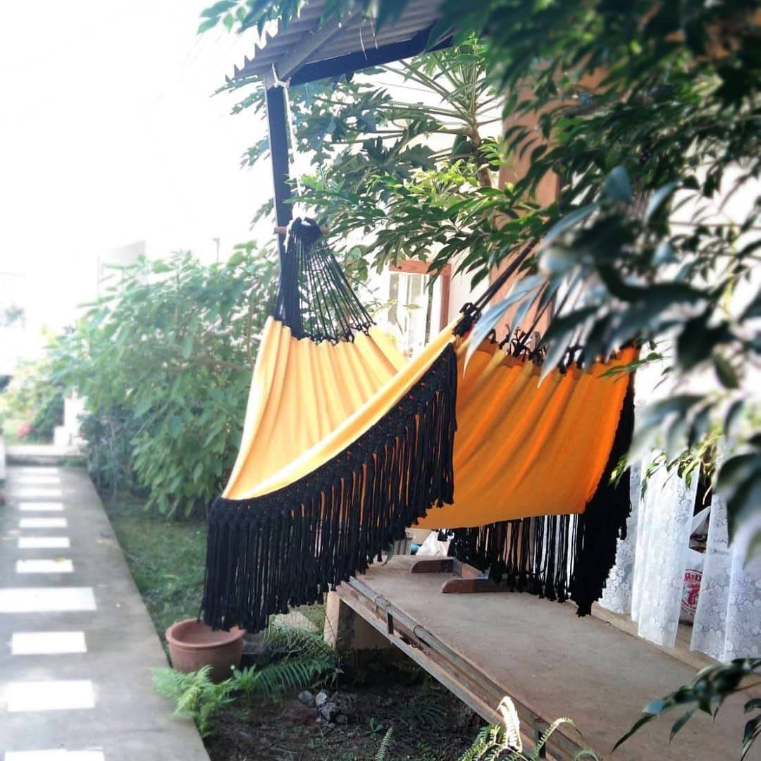 ula fringe fabric hammock